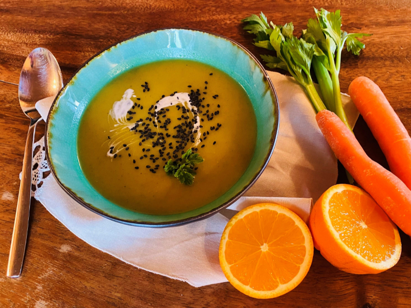 Karotten-Orangen-Suppe
